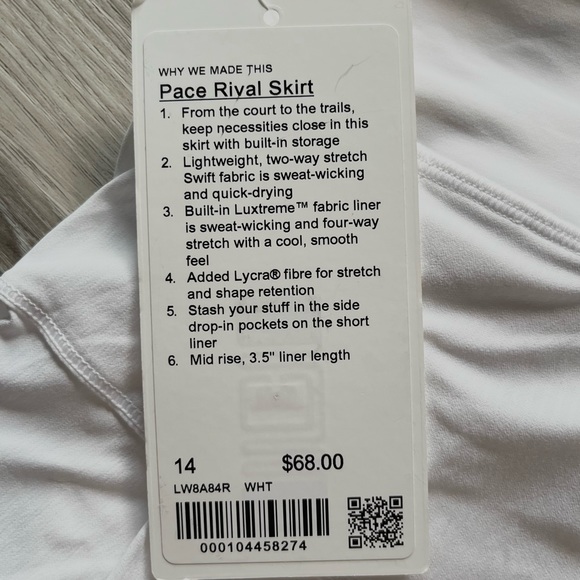 Lululemon Pace Rival Skirt 🤍 - Picture 3 of 3